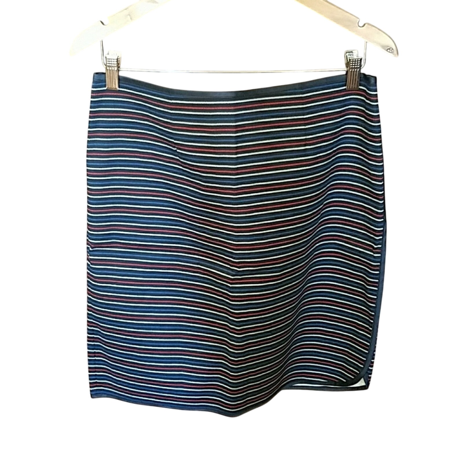 Euc Tommy Hilfiger Striped Sz 8 Pencil Skirt
